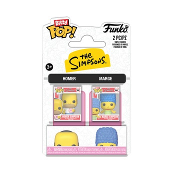Bitty Pop! Homer & Marge Simpson 2-Pack, Image 1